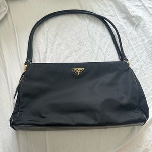 Prada shoulder bag in black